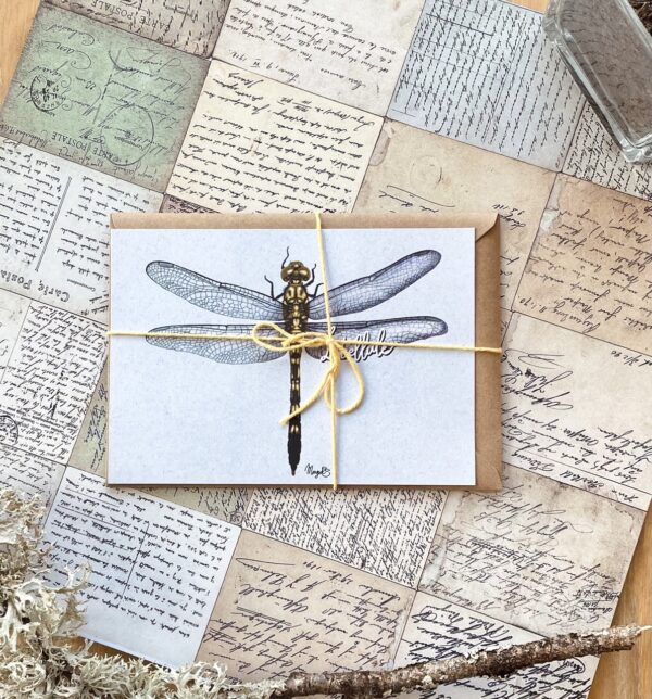 Carte postale Libellule